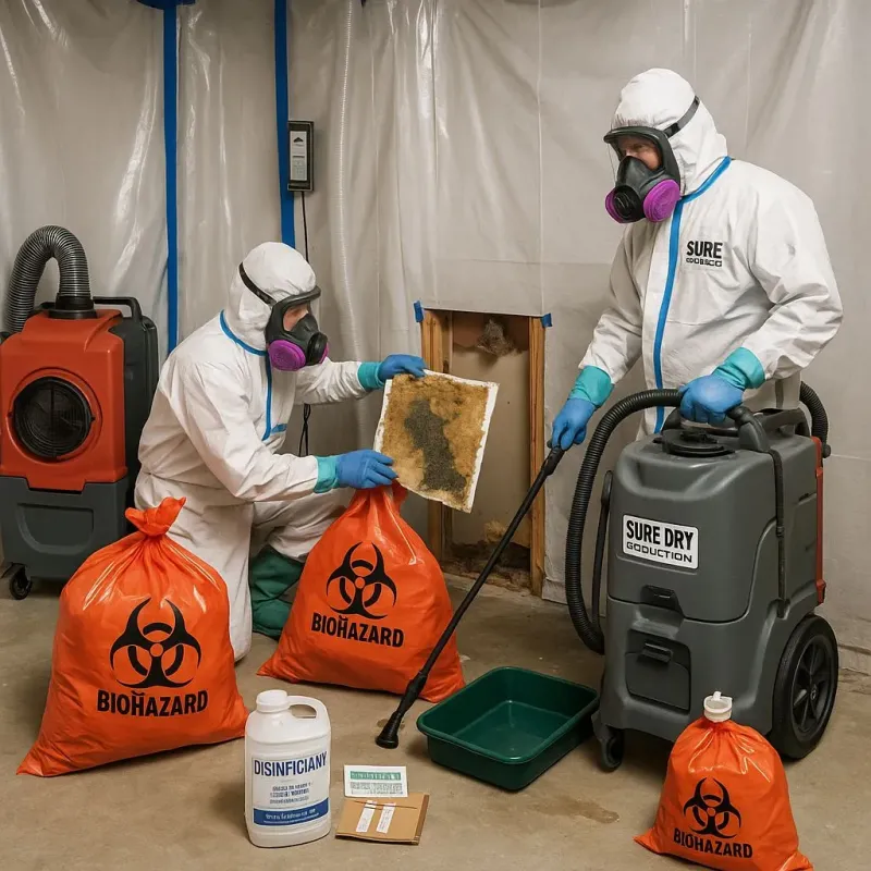 Contaminated Water Handling Protocols process in Old Mystic, CT